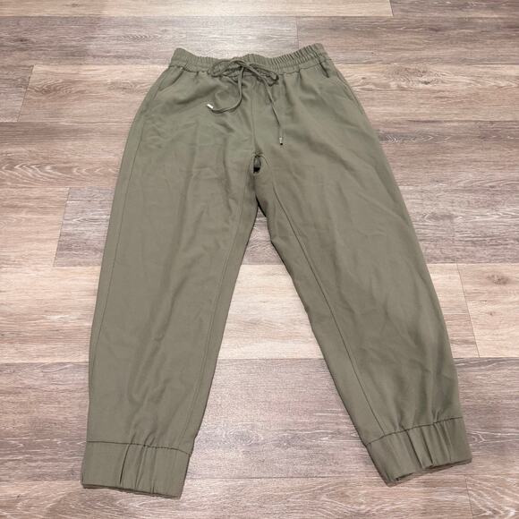 Zara Army Green Joggers Size Medium - Picture 2 of 7